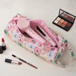 Borsa personalizzata di grande capacità per la conservazione degli strumenti per capelli con nome e maniglia ricamati Regalo di compleanno essenziale per le donne parrucchiere