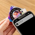 Porte-clés vinyle rotatif avec texte de nom et NFC Cadeau d'anniversaire pour les amateurs de jeux et de musique