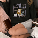 Personalised Multicolour Cartoon Character Soft T-shirt Sweatshirt Hoodie with Name Daily Wear Book Club Birthday Gift for Mom Book Lover