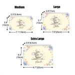 Personalizzato carino floreale corona coniglietto biscotto scatola di latta con nome stoccaggio accessori festa di Pasqua regalo per ragazzi ragazze