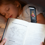 Personalized Butterfly Cartoon Character LED Book Light Clip with Name and Text Daily Use Birthday Gift for Students Bookworms