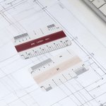 Personalized Mini Wallet Size Portable Architectural Scale Ruler with Name Valuable Tool Birthday Gift for  Architects Students