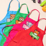 Personalizzato Cute Animal Regolabile Bambino Grembiule Chef Set con tasca e nome per la cucina Regalo di compleanno per ragazzi ragazze