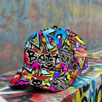 Personalized Graffiti Style Baseball Cap with Name Daily Use Birthday Gift for Kids