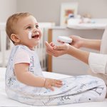 Personalized Floral Cute Elephant Sleeveless Zippered Baby Sleep Bag with Initial and Name Birthday Baby Shower Gift for Newborn