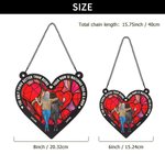 Parasol colgante personalizado con personajes de dibujos animados con nombres para la ventana Decoración para el Día de la Madre Regalo de cumpleaños para mamá Mujer