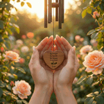 Carillón de viento personalizado con nombre y año, decoración del hogar, recuerdo de mascotas, regalo de condolencia para el dueño de una mascota.