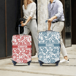 Funda de Maletas Personalizada Multicolor Floral para Maleta de 18-32 Pulgadas con Nombre Accesorios de Viaje Regalo de Cumpleaños para Mujeres Amantes de los Viajes