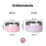 Personalisierter Hundenapf aus Edelstahl mit Hundefoto und Namen Lebensmittelqualität rutschfester Futternapf Geburtstag Geschenk für Haustierbesitzer