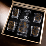 Personalised Cheers to Year Whiskey Decanter with Name Birthday Anniversary Gift for Man Liquor Lover