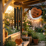 Carillón de viento personalizado con nombre y año, decoración del hogar, recuerdo de mascotas, regalo de condolencia para el dueño de una mascota.