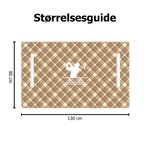 Personlig setetrekk til golfbil med rutemønster og golfkøllekrans golfbane tilbehør bursdagsgave til golfere passer for country clubs