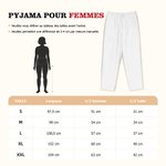 Pantalon de pyjama long personnalisé avec photos et nom - Cadeau anniversaire pour enfants femmes hommes et amoureux des animaux