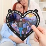 Parasol colgante personalizado con personajes de dibujos animados con nombres para la ventana Decoración para el Día de la Madre Regalo de cumpleaños para mamá Mujer