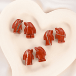 Personalized You Are My Penguin Design Red Penguin Pebble with Card Velvet Bag and Gift Box Birthday Anniversary Gift for Couples