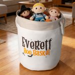 Personalisierte Fledermaus Spinne Hut Boo Korb Design Süßigkeiten Korb mit Namen Halloween Süßigkeiten oder behandeln Aktivität Geschenk für Kinder Teens