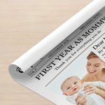 Personalised The Best Dad Mom Times Poster Canvas Painting Wall Art with Text and Photo Home Decor Housewarming Gift for New Parents