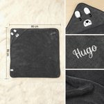 Gepersonaliseerde Geborduurde Zachte Deken met Schattige Eland en Naam Dagelijks Gebruik Verjaardagscadeau of Babyshowercadeau voor Aanstaande Moeders