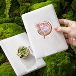 Gepersonaliseerde Goede Heks en Boze Heks Ontwerp Magische Vloeibare Glitter Acryl Magsafe Telefoonhouder met Naam Verjaardagscadeau voor Vrouwen Vrienden