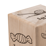 Personalized Bunny Chicken Easter Egg Wooden Dice Funny Party Toy Easter Gift for Children Teenagers Family