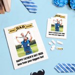 Puzzles de ladrillos ABS personalizados con foto y 1-2 textos Día del Padre Cumpleaños Aniversario Regalo para Papá Abuelo