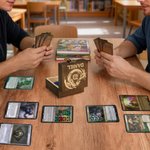 Personnalisé Compatible avec MTG Totems de Faction Pouvoirs Pénibilité Compteurs Boîte de rangement en bois avec nom Accessoire TCG Cadeau pour Planeswalkers