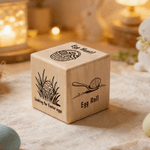 Personalized Bunny Chicken Easter Egg Wooden Dice Funny Party Toy Easter Gift for Children Teenagers Family