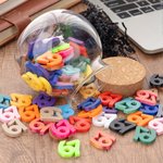 Personlig Roliga Färgglada Fuck Blocks Glasburk Heminredning Party Favor Gåva till vänner