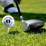 Personalized New Golf Buddy Baby Footprints Pregnancy Announcement Golf Ball with Date Funny Father's Day Birthday Gift for Dad Grandpa