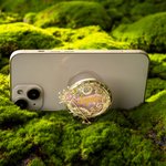 Gepersonaliseerde Goede Heks en Boze Heks Ontwerp Magische Vloeibare Glitter Acryl Magsafe Telefoonhouder met Naam Verjaardagscadeau voor Vrouwen Vrienden