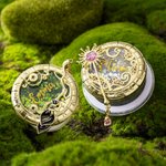 Gepersonaliseerde Goede Heks en Boze Heks Ontwerp Magische Vloeibare Glitter Acryl Magsafe Telefoonhouder met Naam Verjaardagscadeau voor Vrouwen Vrienden