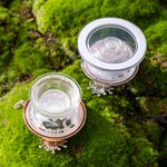 Gepersonaliseerde Goede Heks en Boze Heks Ontwerp Magische Vloeibare Glitter Acryl Magsafe Telefoonhouder met Naam Verjaardagscadeau voor Vrouwen Vrienden