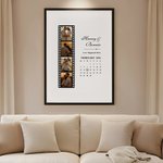 Personlig fotoplakat for par uten ramme Innrammet maleri med navn og tekst Hjemmedekorasjon Jubileumsbryllupsgave til par