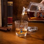 Personalised Cartoon Basketball Athlete Whiskey Decanter Birthday Gift for Basketball Lovers Whiskey Lovers