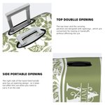 Personligt bagageskydd i flerfärgad blommig design 18-32 tum med initialer och namn Resetillbehör Födelsedagspresent för reseälskare Vänner