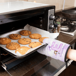 Personalisierte Cartoon Chef Charakter Aquarell erste Isolierung Backofen Mitt und Topflappen Satz von 2 Bäckerei Verwendung Geburtstagsgeschenk für Kinder Backen Liebhaber