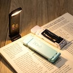 Personalized Cartoon Reading Character Adjustable Rotatable Rechargeable Clip LED Reading Lamp with Name Birthday Gift for Book Lovers Bookworms