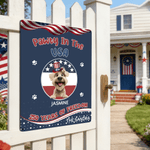 Personalised Cute Pet Tinplate Sheet Hanging Painting with 1-4 Pet Names Garden Decoration Birthday Gift for Pet Lover