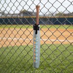 Personalised Ice Cream Rainbow Baseball Bat Cover with Hook and Loop Sports Essential Game Day Birthday Gift for Baseball Players