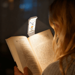 Personalized Birth Flower Butterfly LED Rechargeable Light Clip with Name Reading Accessories Birthday Gift for Book Lovers Friends