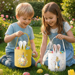 Cestino di Pasqua Peter Rabbit multicolore personalizzato con nome per uso quotidiano Regalo di Pasqua per bambini