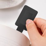 Personalized Vintage Library Card Fun Text Magnetic Bookmark Clip with Name Daily Use Birthday Gift for Reading Lovers Bookworms