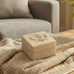 Personalised Angel Halo Photo Pet Fur Keepsake Bottle Wooden Magnetic Box Set with Name and Text Pet Loss Memorial Gift for Pet Owners