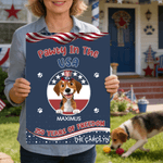 Personalised Cute Pet Tinplate Sheet Hanging Painting with 1-4 Pet Names Garden Decoration Birthday Gift for Pet Lover