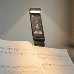 Personalized Birth Flower Butterfly LED Rechargeable Light Clip with Name Reading Accessories Birthday Gift for Book Lovers Friends