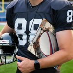 Personalised Ball Sport Design Clipboard with Low Profile Clip and Name Daily Use Birthday Gift for Coach Ball Sport Lover