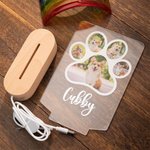 Personalized Pet Dog Portrait Night Light for Dog Mom Pet Lover Pet Memorial Gift