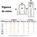 Pigiama a maniche lunghe personalizzato con foto di animale domestico e testo maglietta in cotone regalo per amanti degli animali