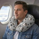 Oreiller de cou personnalisé en forme d'arête de poisson avec photo Cadeau d'anniversaire pour les amoureux des animaux de compagnie Cadeau d'anniversaire pour les employés de bureau