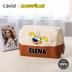 Personnalisé Cartoon Marsupilami Grande Capacité Sac de Maquillage avec Nom Voyage Accessoires Quotidien Cadeau d'Anniversaire pour Femme | Callie × Marsupilami®